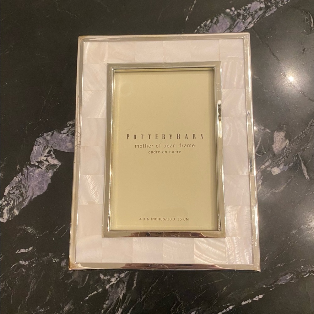 POTTERY BARN Mother-Of-Pearl Frame - Picture 7 of 9